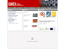 Tablet Screenshot of gavex.pt